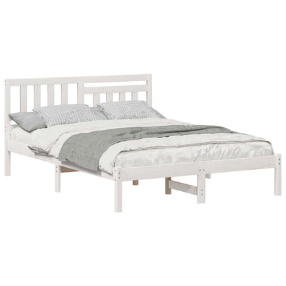 Struttura del letto Bianco 120 x 200 cm Pino massello | homemem39