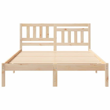 Struttura del letto Marrone 140 x 190 cm Pino massello | homemem39