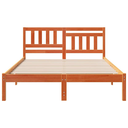 Struttura del letto Marrone cerato 140 x 190 cm Pino massello | homemem39