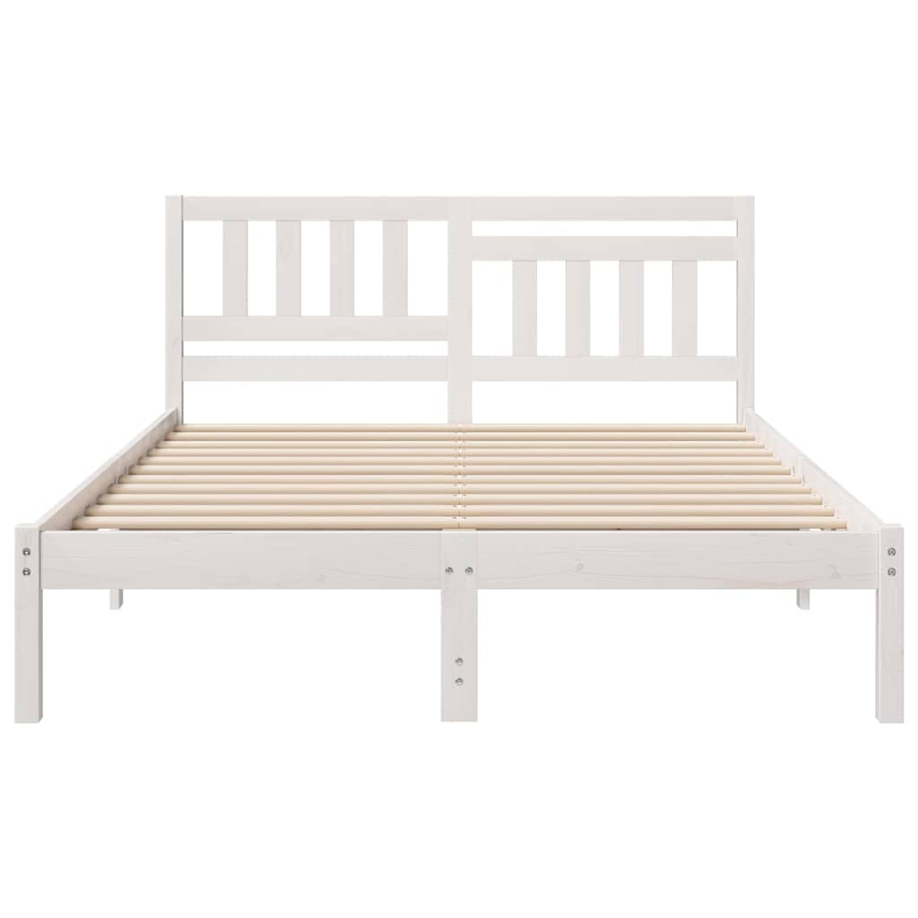 Struttura del letto Bianco 120 x 190 cm Pino massello | homemem39