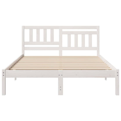 Struttura del letto Bianco 120 x 190 cm Pino massello | homemem39
