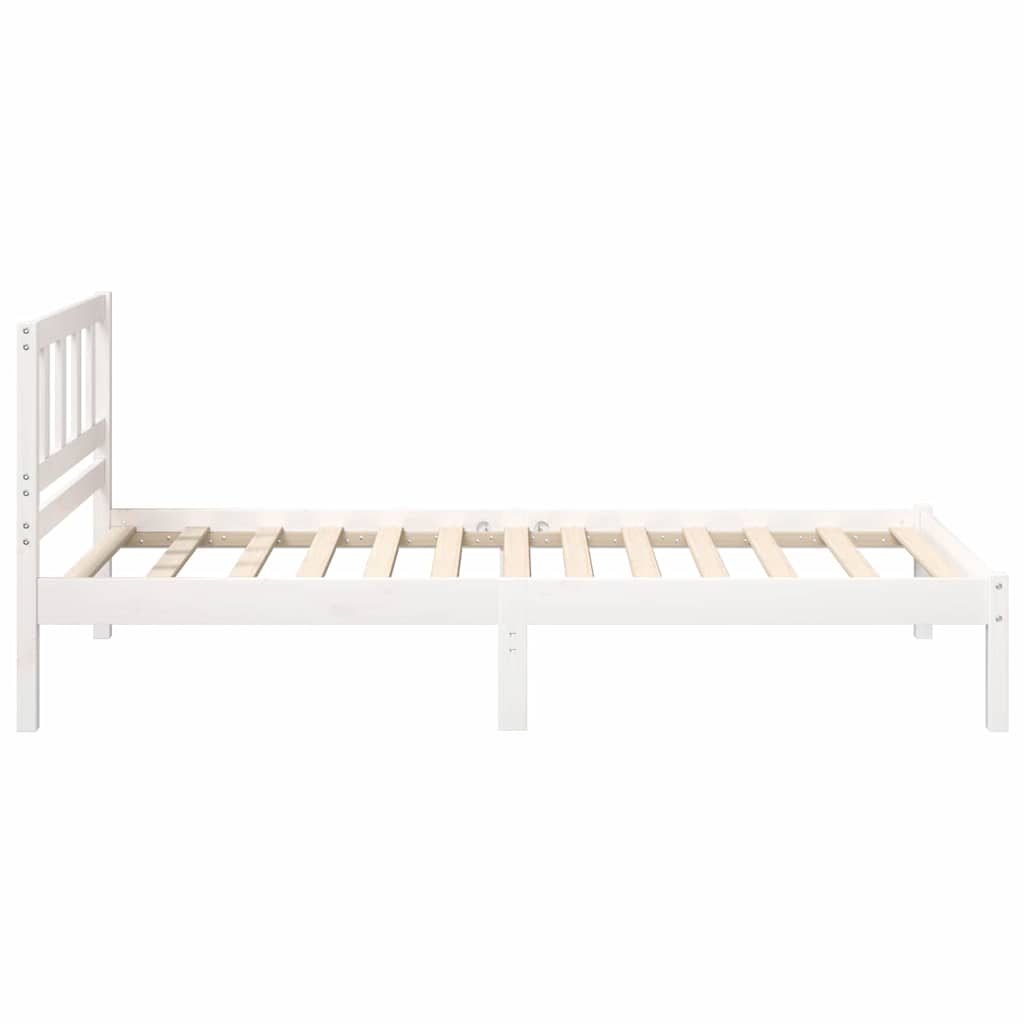 Struttura del letto Bianco 90 x 200 cm Pino massello | homemem39