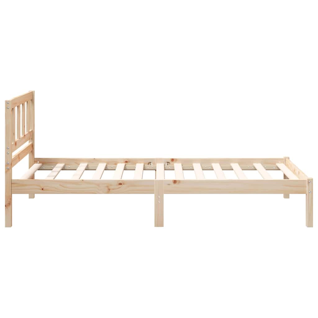 Struttura del letto Marrone 75 x 190 cm Pino massello | homemem39