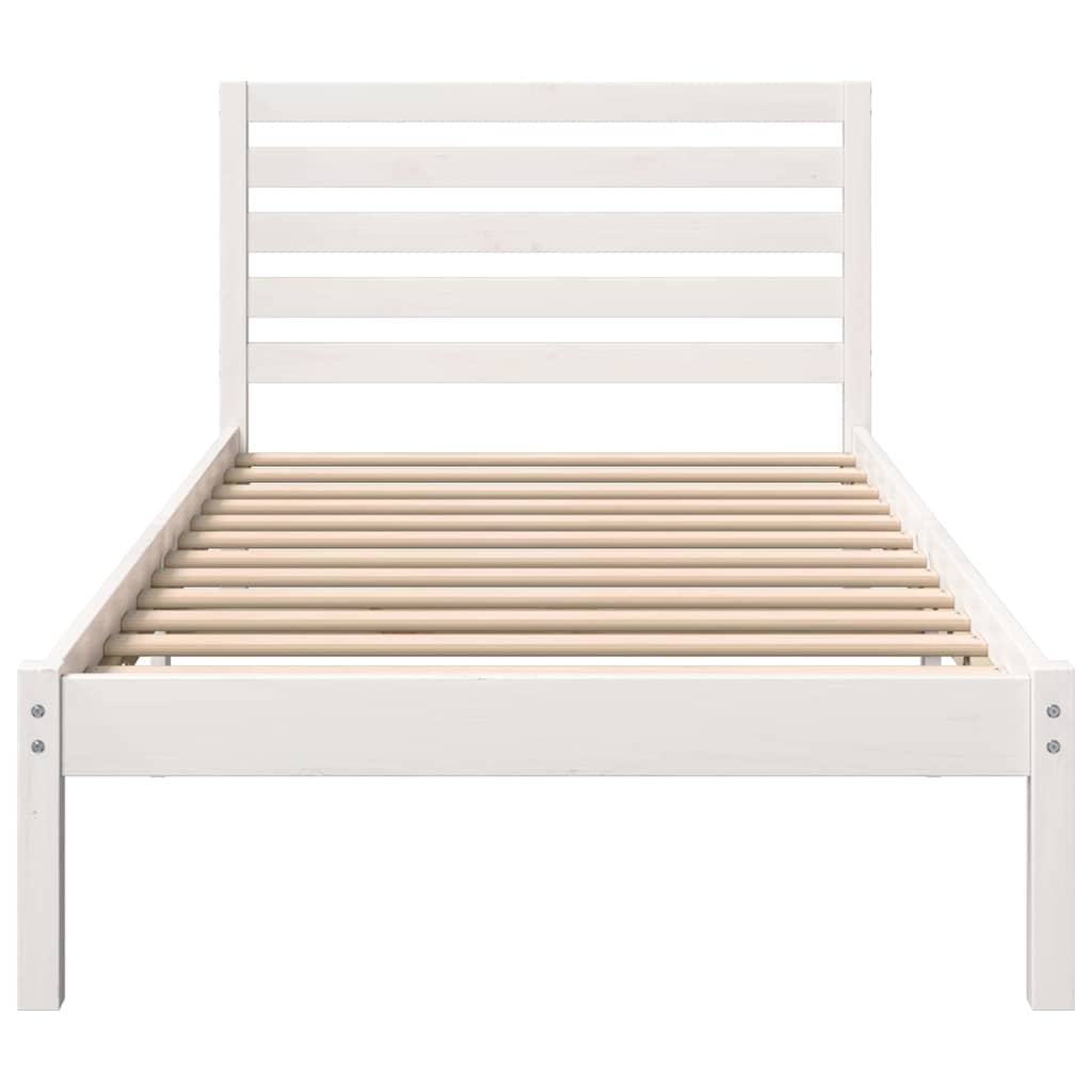 Struttura del letto Bianco 80 x 200 cm Pino massello | homemem39