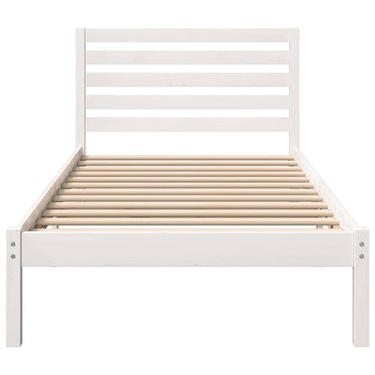 Struttura del letto Bianco 80 x 200 cm Pino massello | homemem39