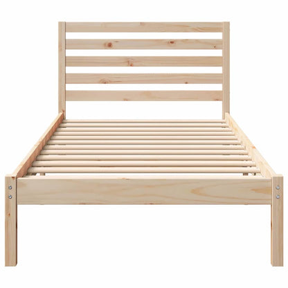Struttura del letto Marrone 90 x 200 cm Pino massello | homemem39