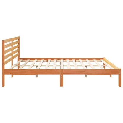 Struttura del letto Marrone cerato 200 x 200 cm Pino massello | homemem39