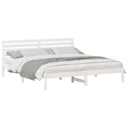 Struttura del letto Bianco 180 x 200 cm Pino massello | homemem39