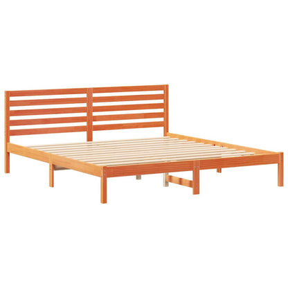Struttura del letto Marrone cerato 180 x 200 cm Pino massello | homemem39