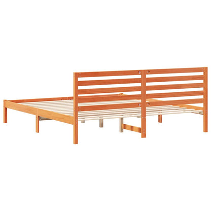 Struttura del letto Marrone cerato 180 x 200 cm Pino massello | homemem39