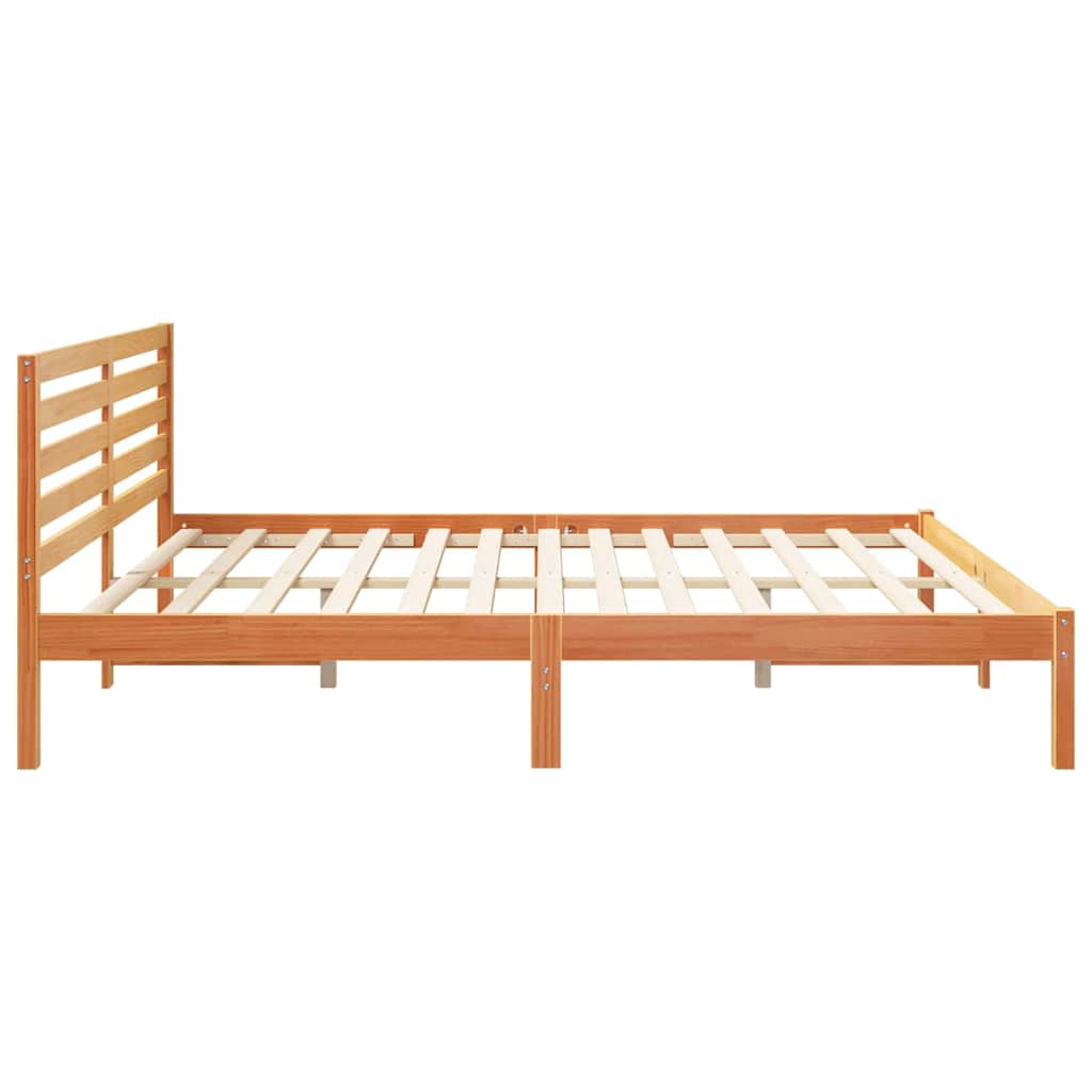 Struttura del letto Marrone cerato 180 x 200 cm Pino massello | homemem39