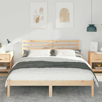 Struttura del letto Marrone 150 x 200 cm Pino massello | homemem39