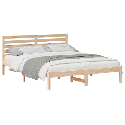 Struttura del letto Marrone 150 x 200 cm Pino massello | homemem39