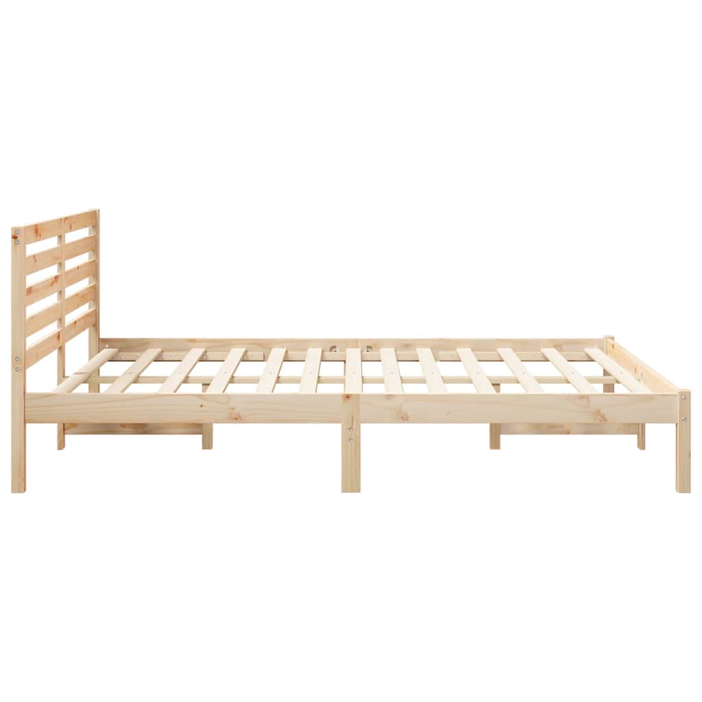 Struttura del letto Marrone 150 x 200 cm Pino massello | homemem39