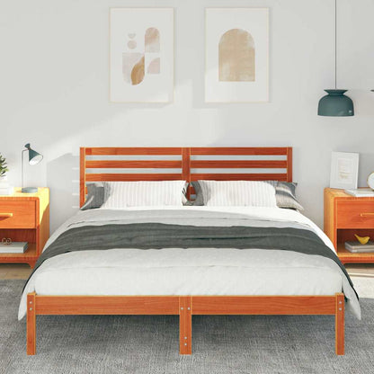 Struttura del letto Marrone cerato 150 x 200 cm Pino massello | homemem39