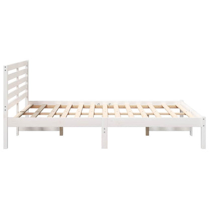 Struttura del letto Bianco 120 x 200 cm Pino massello | homemem39
