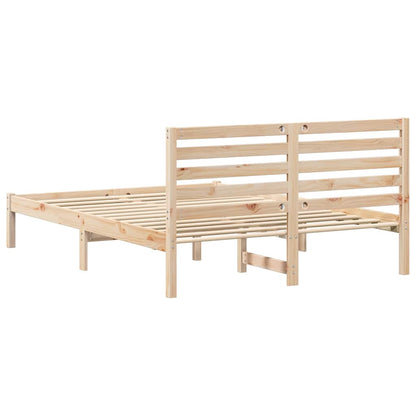 Struttura del letto Marrone 120 x 190 cm Pino massello | homemem39