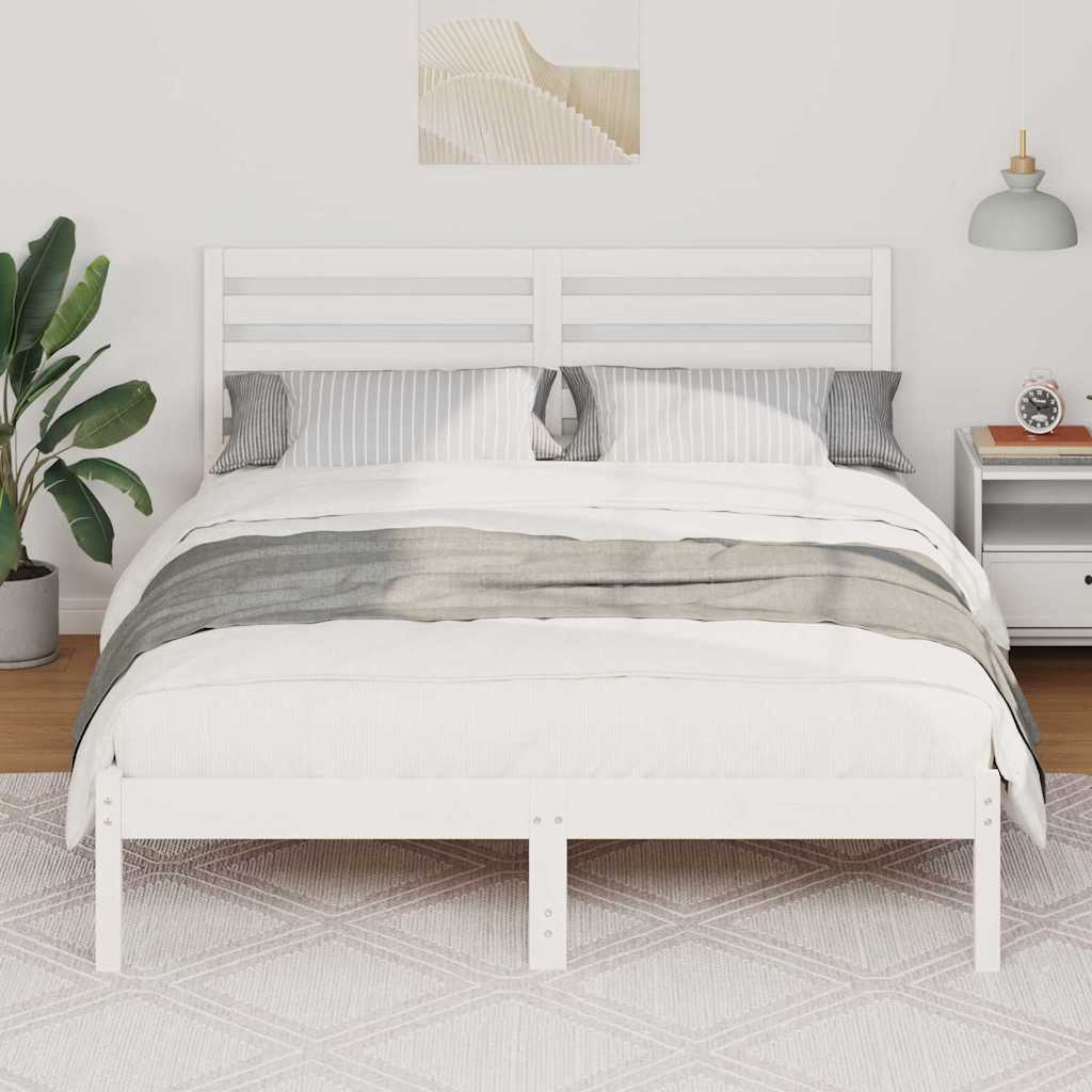 Struttura del letto Bianco 120 x 190 cm Pino massello | homemem39