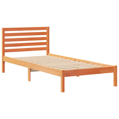 Struttura del letto Marrone cerato 80 x 210 cm Pino massello | homemem39