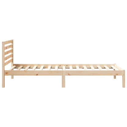 Struttura del letto Marrone 100 x 210 cm Pino massello | homemem39