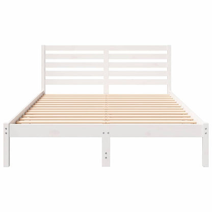 Struttura del letto Bianco 140 x 210 cm Pino massello | homemem39