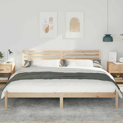 Struttura del letto Marrone 180 x 210 cm Pino massello | homemem39
