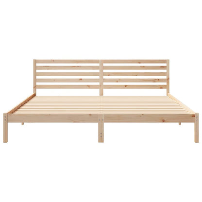 Struttura del letto Marrone 180 x 210 cm Pino massello | homemem39