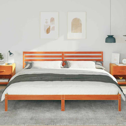 Struttura del letto Marrone cerato 180 x 210 cm Pino massello | homemem39