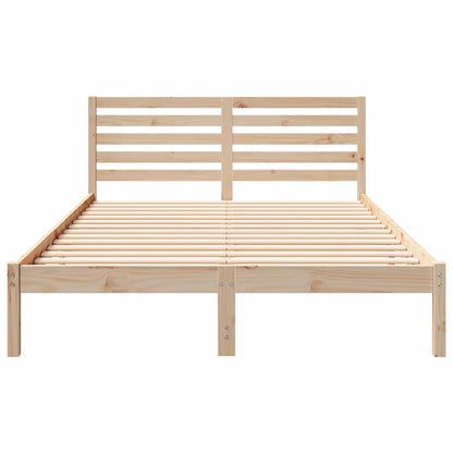 Struttura del letto Marrone 140 x 220 cm Pino massello | homemem39