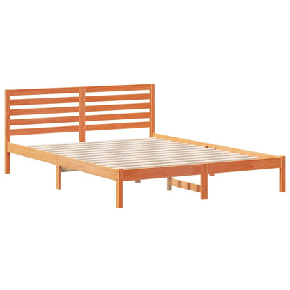Struttura del letto Marrone cerato 160 x 220 cm Pino massello | homemem39