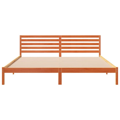 Struttura del letto Marrone cerato 180 x 220 cm Pino massello | homemem39