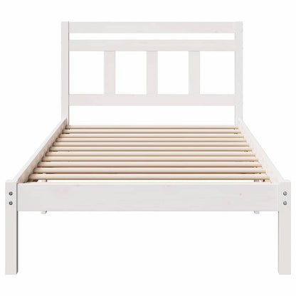 Struttura del letto Bianco 80 x 200 cm Pino massello | homemem39