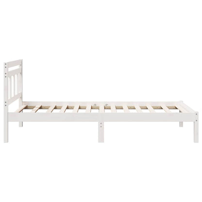 Struttura del letto Bianco 90 x 200 cm Pino massello | homemem39
