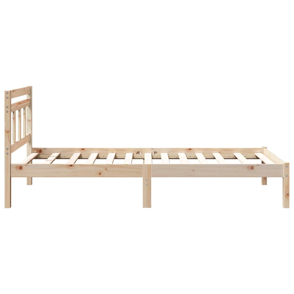 Struttura del letto Marrone 90 x 190 cm Pino massello | homemem39