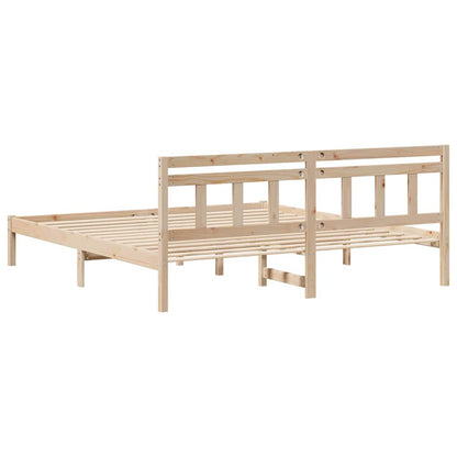 Struttura del letto Marrone 180 x 200 cm Pino massello | homemem39