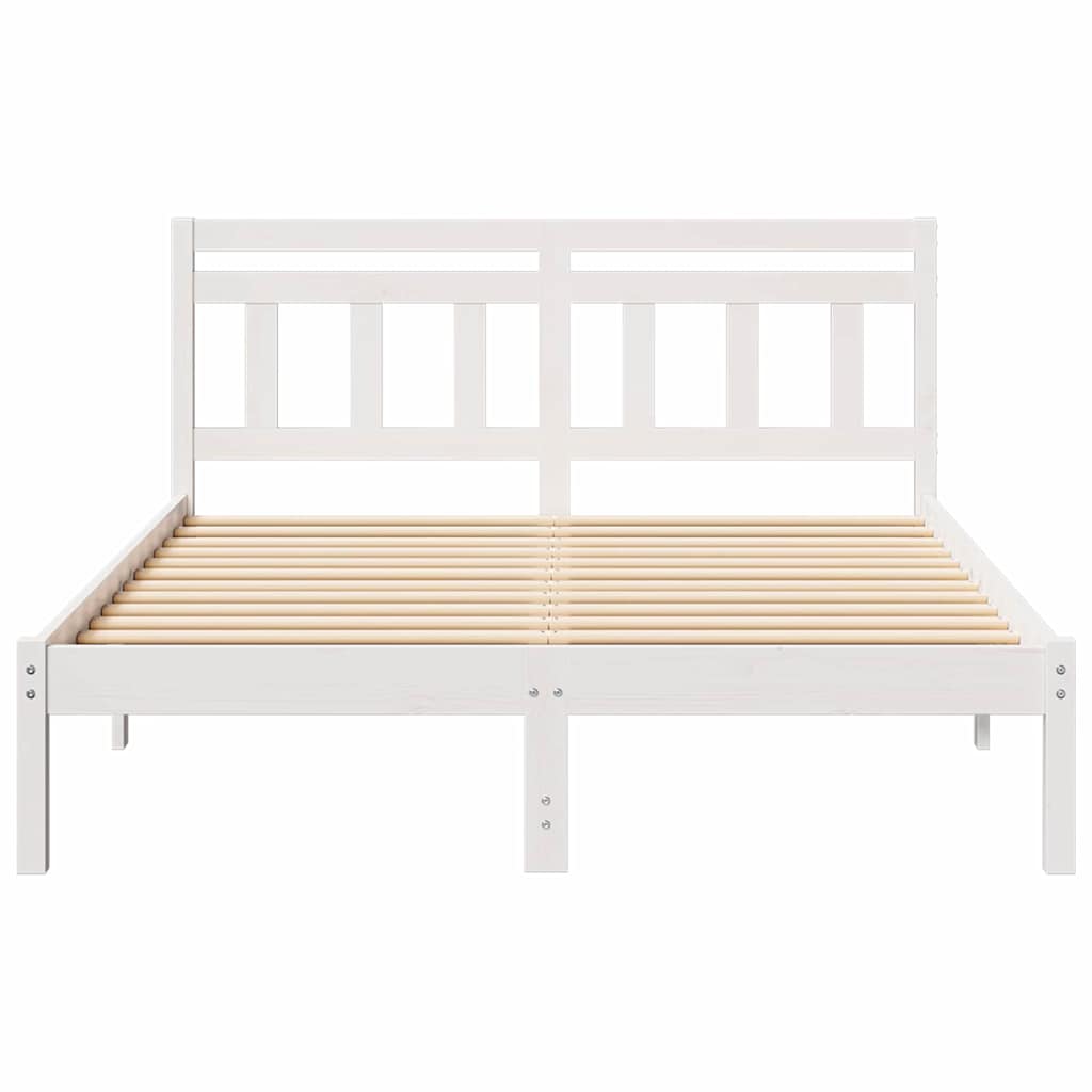 Struttura del letto Bianco 120 x 200 cm Pino massello | homemem39