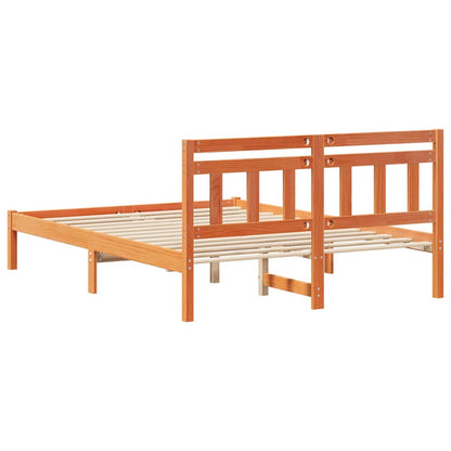 Struttura del letto Marrone 120 x 200 cm Pino massello | homemem39