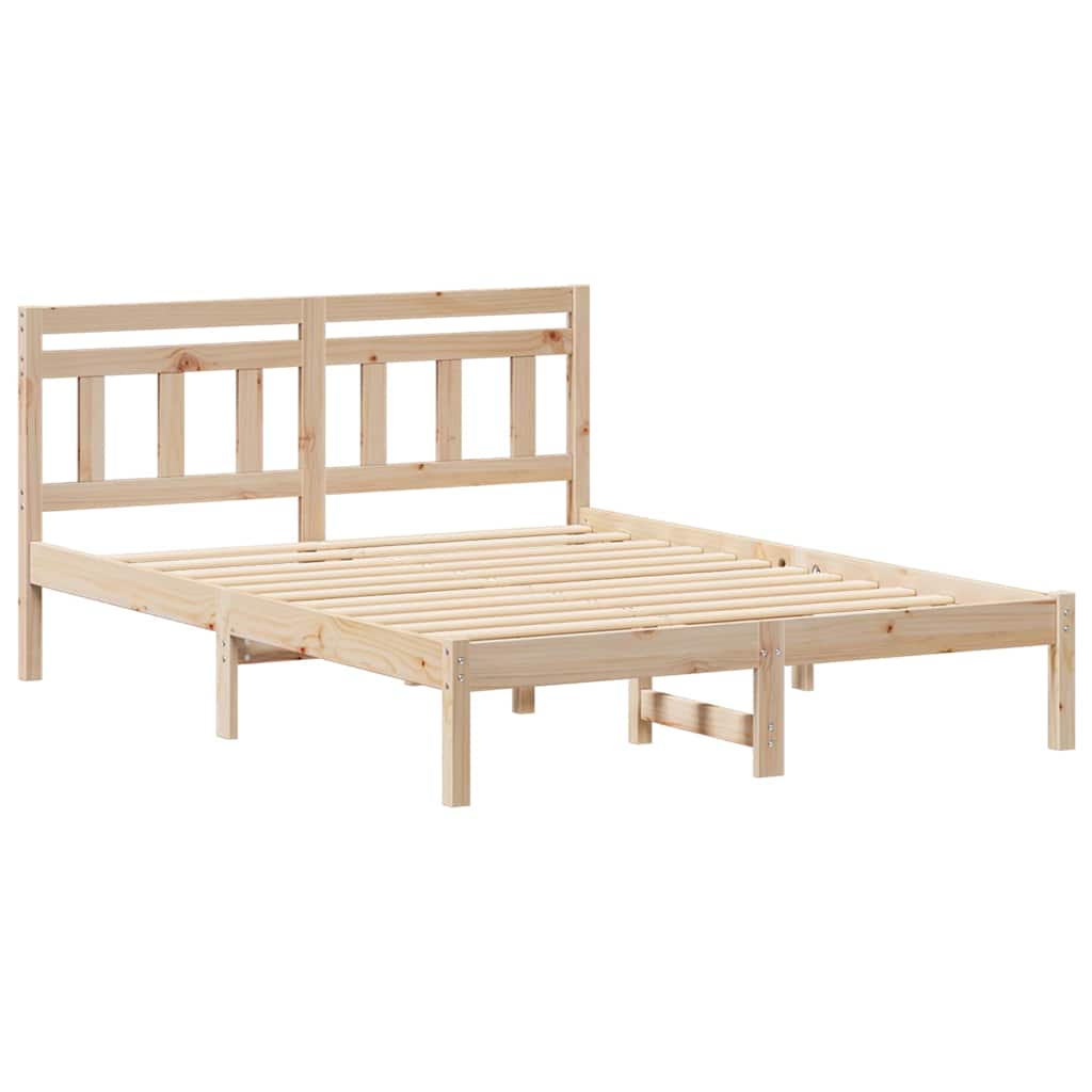 Struttura del letto Marrone 120 x 190 cm Pino massello | homemem39