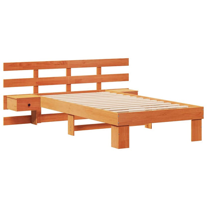 Struttura del letto Marrone cerato 80 x 200 cm Pino massello | homemem39