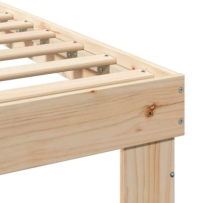 Struttura del letto Marrone 90 x 190 cm Pino massello | homemem39