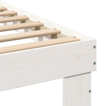 Struttura del letto Bianco 90 x 190 cm Pino massello | homemem39