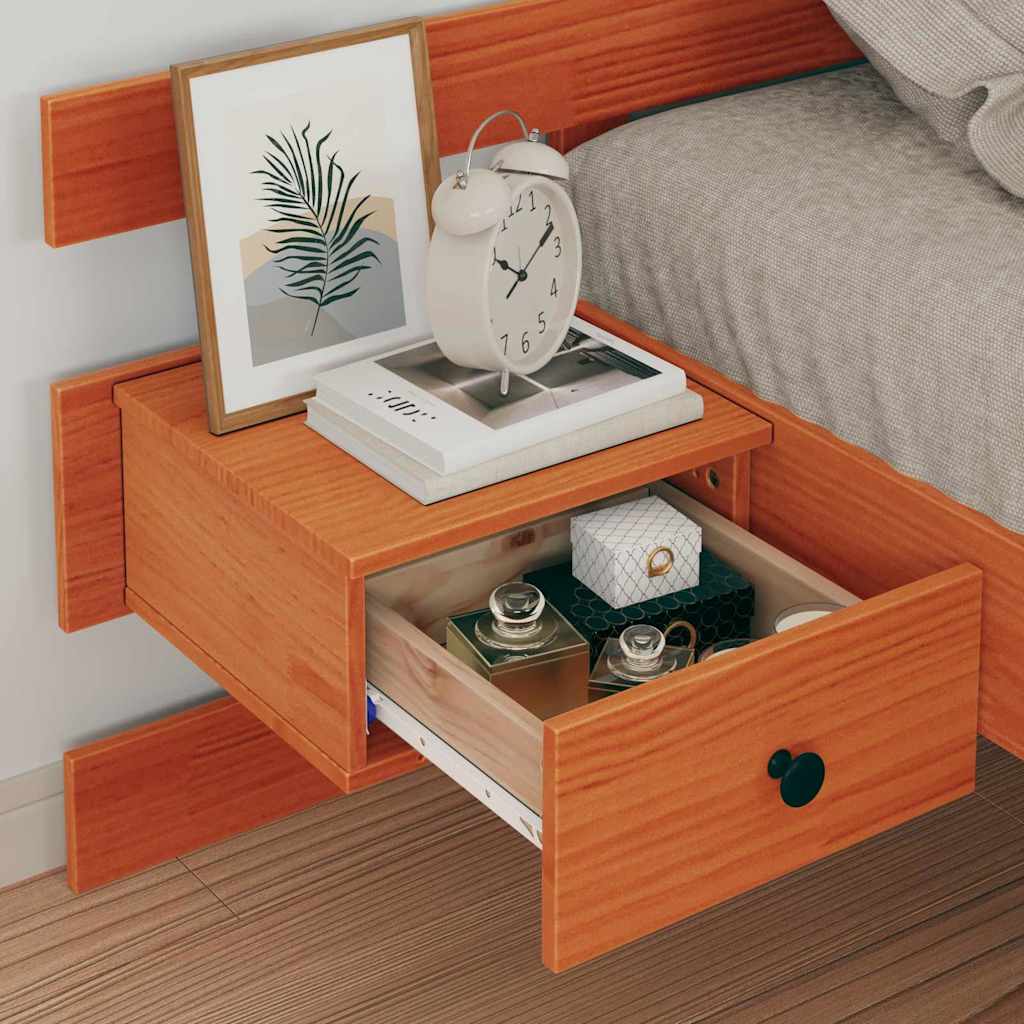 Struttura del letto Marrone cerato 90 x 190 cm Pino massello