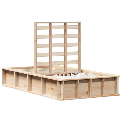 Struttura del letto Marrone cerato 75 x 190 cm Pino massello | homemem39