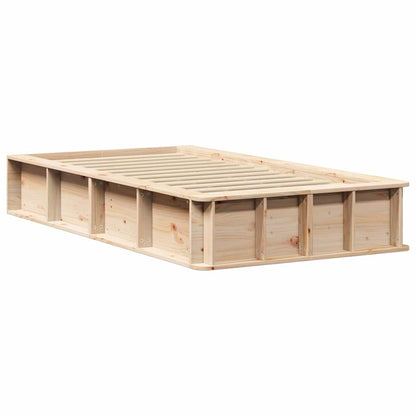 Struttura del letto Marrone cerato 75 x 190 cm Pino massello | homemem39