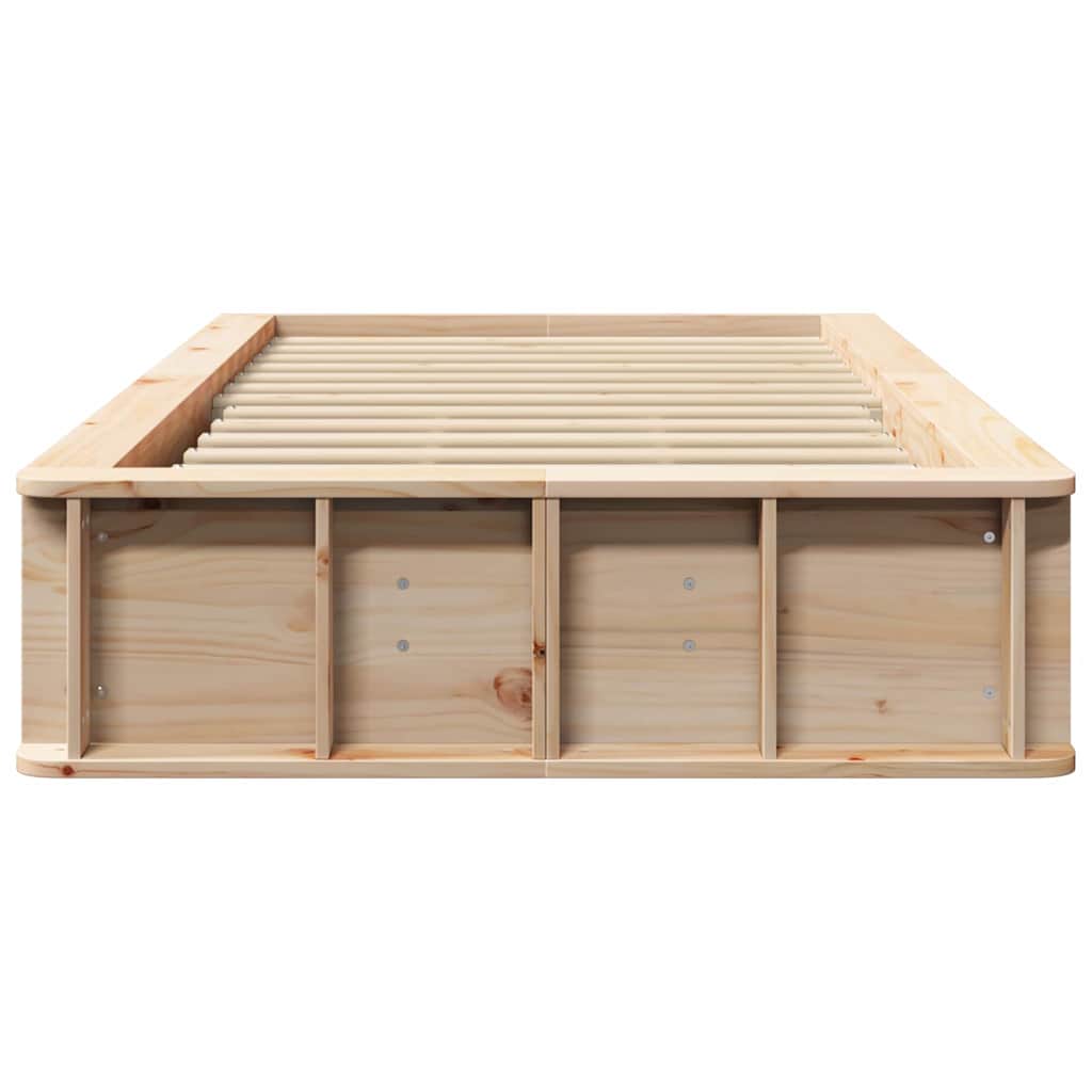 Struttura del letto Marrone cerato 75 x 190 cm Pino massello | homemem39