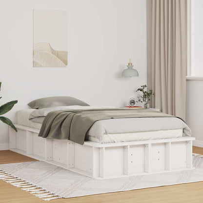Struttura del letto Bianco 75 x 190 cm Pino massello | homemem39