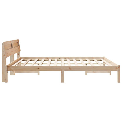 Struttura del letto Marrone 180 x 200 cm Pino massello | homemem39