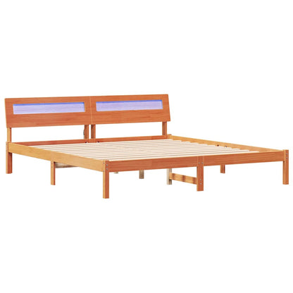 Struttura del letto Marrone cerato 180 x 200 cm Pino massello | homemem39