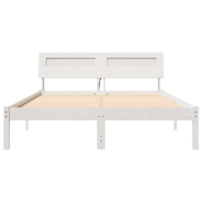 Struttura del letto Bianco 120 x 200 cm Pino massello | homemem39