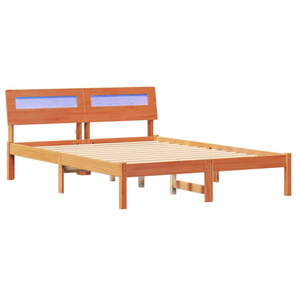 Struttura del letto Marrone cerato 120 x 190 cm Pino massello | homemem39